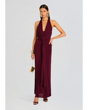 SER.O.YA Kayla Maxi Dress - Red