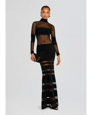 retroféte Johanne Dress - Black