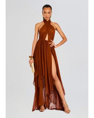 teryn silk chiffon dress Teryn Silk Dress