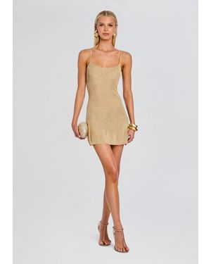 SER.O.YA Azriel Knit Mini Dress - White