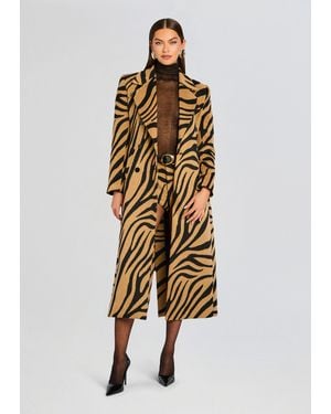 SER.O.YA Petal Coat - Metallic
