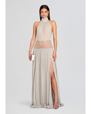 retroféte Kreeli Embellished Dress - White