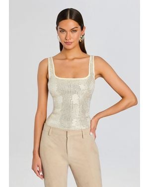 retroféte Marzia Embellished Top - Multicolor