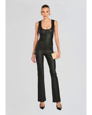 retroféte Mckinnon Coated Denim Jumpsuit - Multicolor