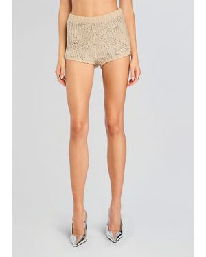 retroféte Lola Embellished Short - Natural