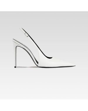 retroféte Cindy Slingback Heel - White