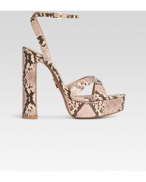 retroféte Melodia Platform Sandal - Natural