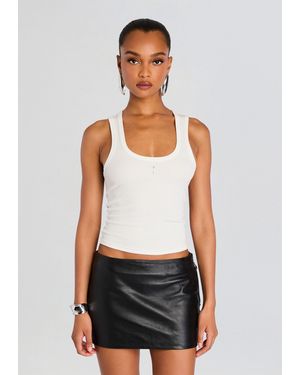 retroféte Amani Tank - White