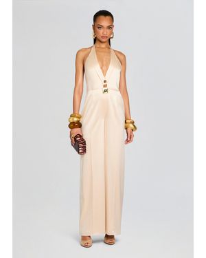 retroféte Margaux Jumpsuit - Natural