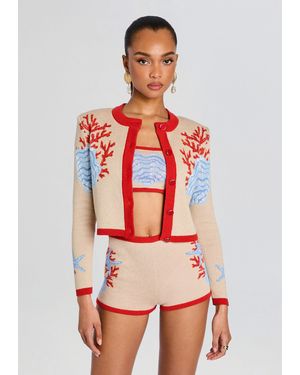 retroféte Aralyn Knit Cardigan - Red