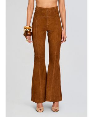 retroféte Manuela Suede Pant - Brown