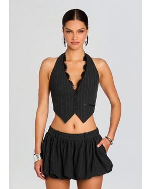 retroféte Arletha Vest - Gray