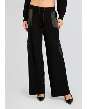 SER.O.YA Daph Knit Cargo Pant - Black