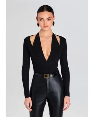 retroféte Assunta Bodysuit - Black