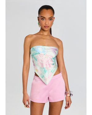 retroféte Alivia Silk Top - Pink