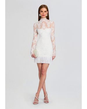 retroféte Xylina Lace Dress - White