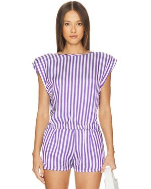 American Vintage Shaning トップ - パープル