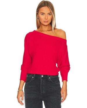 Bobi Off The Shoulder Top - Red