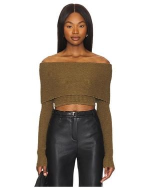 Camila Coelho Elan Off Shoulder Top - Black