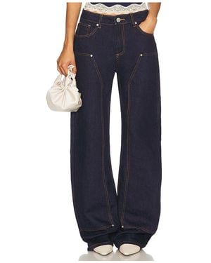 superdown Camile Jean En Color Azul Talla (También En M, S, Xl, Xs, Xxs)