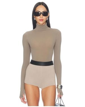 Commando Ballet Turtleneck Bodysuit - Natural