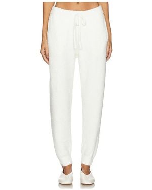 Barefoot Dreams Cozychic Luxe Jogger - White