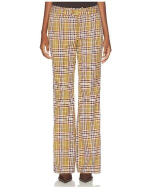 Free People Set On You Slim Trouser - Natural
