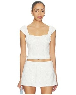 BY.DYLN Aisha Top - White