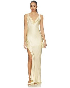 Bardot X Revolve Anouk Cowl Neck Maxi Dress - Natural