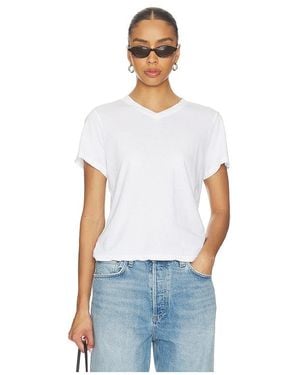Cotton Citizen The Marseille V-Neck Tee - White