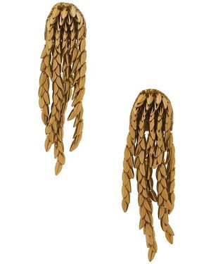 Deepa Gurnani Pendientes Morrigan En Color Oro Metálico Talla