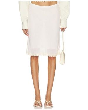 Lioness Shoreline Midi Skirt - White