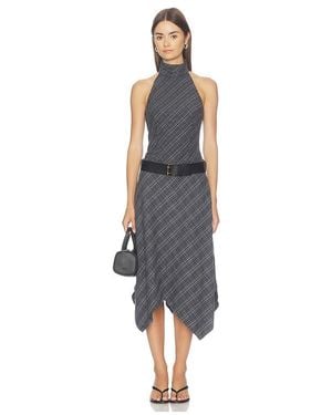ALL THE WAYS Noa High Neck Midi Dress - Multicolor