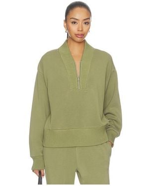 Varley Sally Half Zip Sweat - Green
