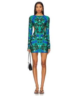 Agua Bendita X Revolve Juliana Dashi Mini Dress - Blue