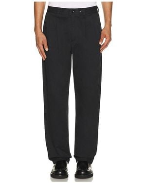 Rag & Bone Baggy Pleated Chino Trousers - Black