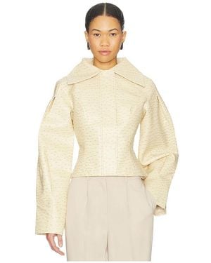 YELLOW THE LABEL Jacke Olsen Ostrich - Natur