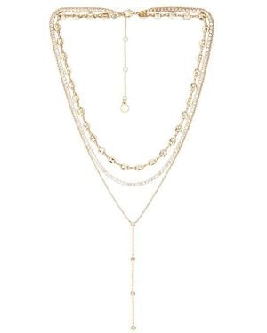 BaubleBar Catalina Layered Necklace - Metallic