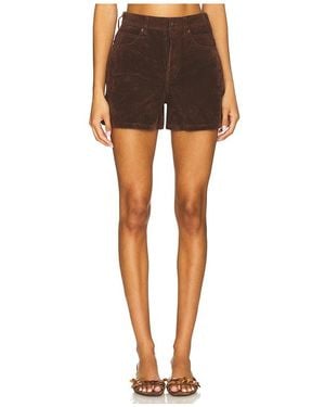 Free People Shorts De Gamuza Sintética Tippi En Color Marrón Talla (También En 29, 31, 32) - Negro