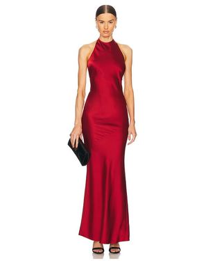 Stone Cold Fox Vestido Largo Aria En Color Rojo Talla En