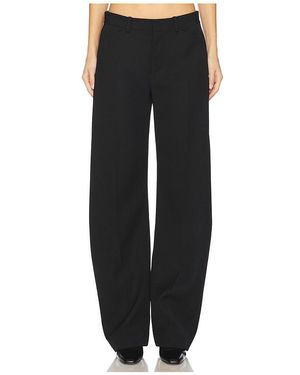 Alexander Wang Mainline ミッドライズボウドレッグパンツ - ブラック