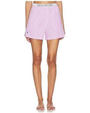 Polo Ralph Lauren Intimates Sleep Boxer With Logo Elastic - Pink