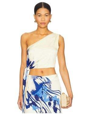 Eugenia Fernandez Sabaji Crop Top - White