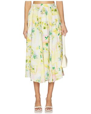 Astr Falda Kaleigh En Color Amarillo Limon Talla (También En Xs, M, Xl)