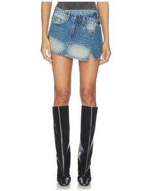 MARRKNULL Falda Two-Piece Denim En Color Azul Talla (También En Xs)