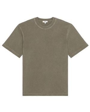 Agolde Asha Mock Neck Tee - Grey