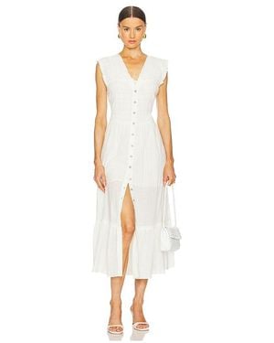 Free People Desert Dazed ミディ丈ドレス - ホワイト