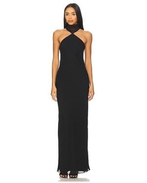 Amanda Uprichard Maxikleid Ashton - Schwarz