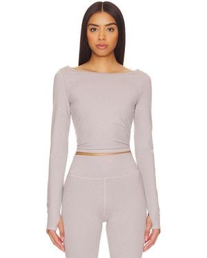 WellBeing + BeingWell Loungewell Freya Longsleeve - Grey