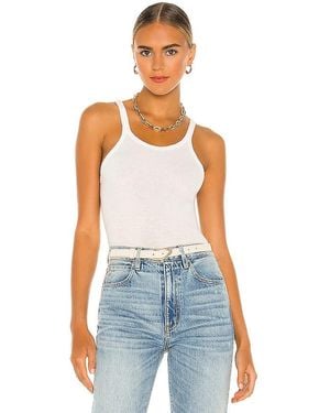 RE/DONE X Hanes Ribbed Tank - Blue